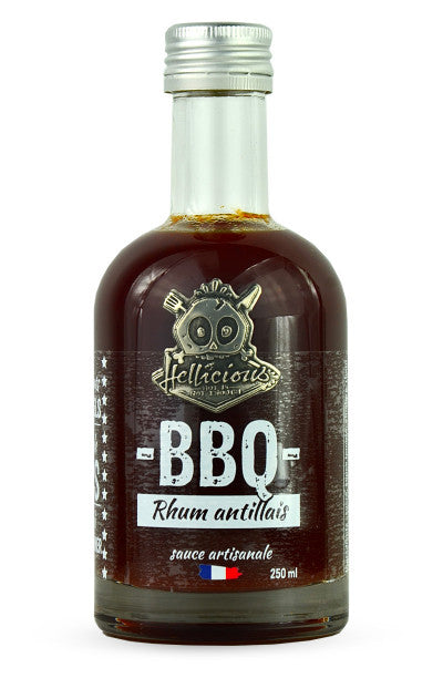 Sauce BBQ Rhum Antillais 250ml - HELLICIOUS | FRA - CUTS