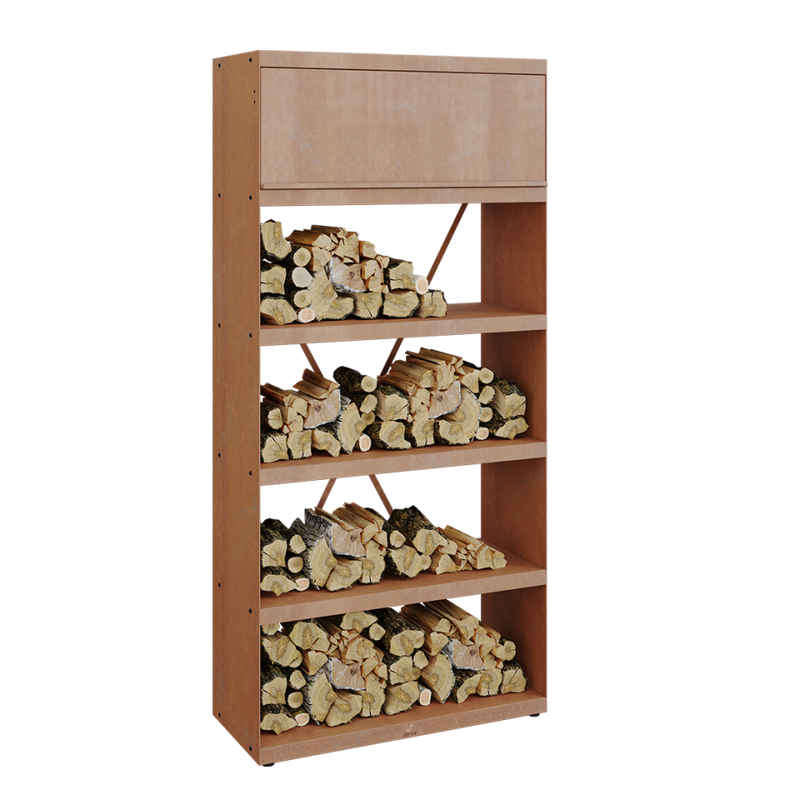 OFYR Wood Storage Corten 100 - CUTS